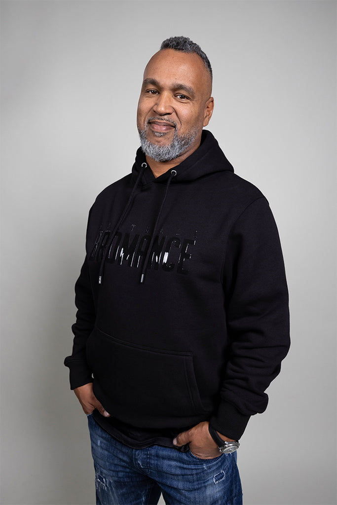 Main Logo Hoodie Black on Black