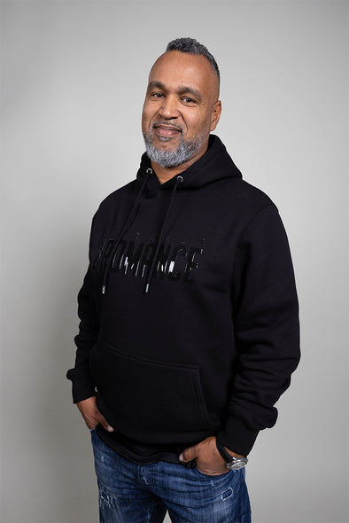 Main Logo Hoodie Black on Black