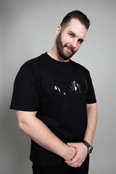 Main Logo T-Shirt Black on Black