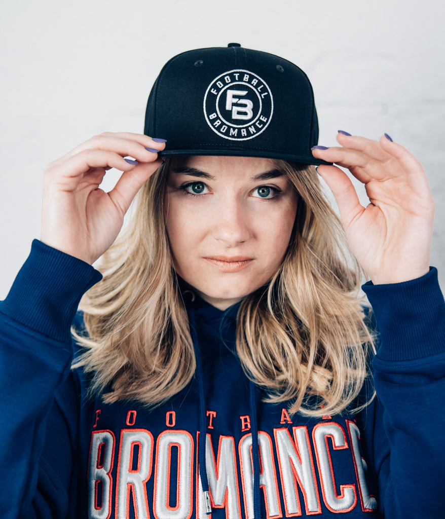 Snapback Cap FB Patch Black/Weiß