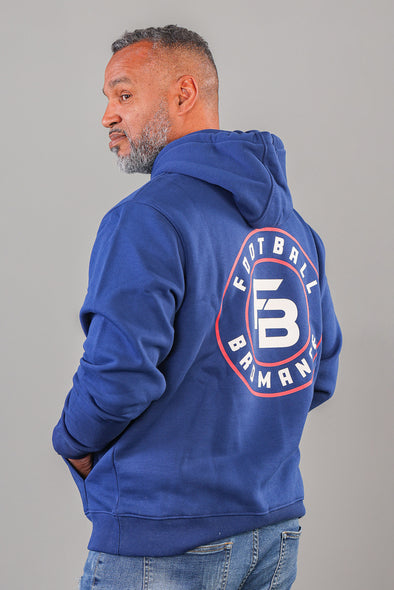 FB Patch Hoodie Royal/Rot