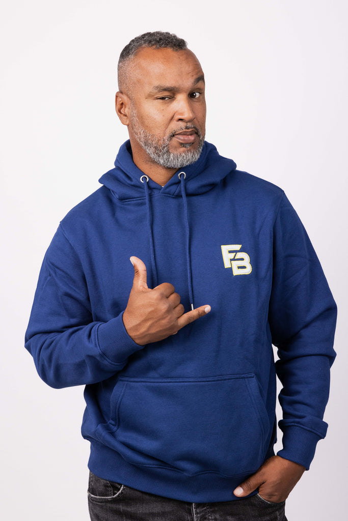 FB Patch Hoodie Royal/Gelb