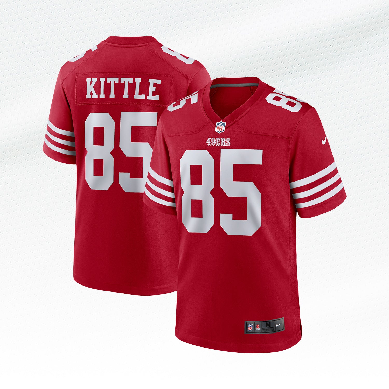 George Kittle #85 San Francisco 49ers Nike Game Home NFL Trikot
