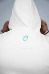 HD-Print Hoodie Offwhite