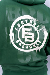 Stamped Hoodie grün