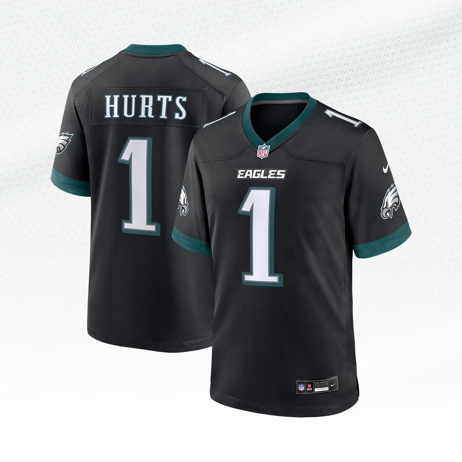 Jalen Hurts #1 Philadelphia Eagles Nike Game Alternate NFL Trikot