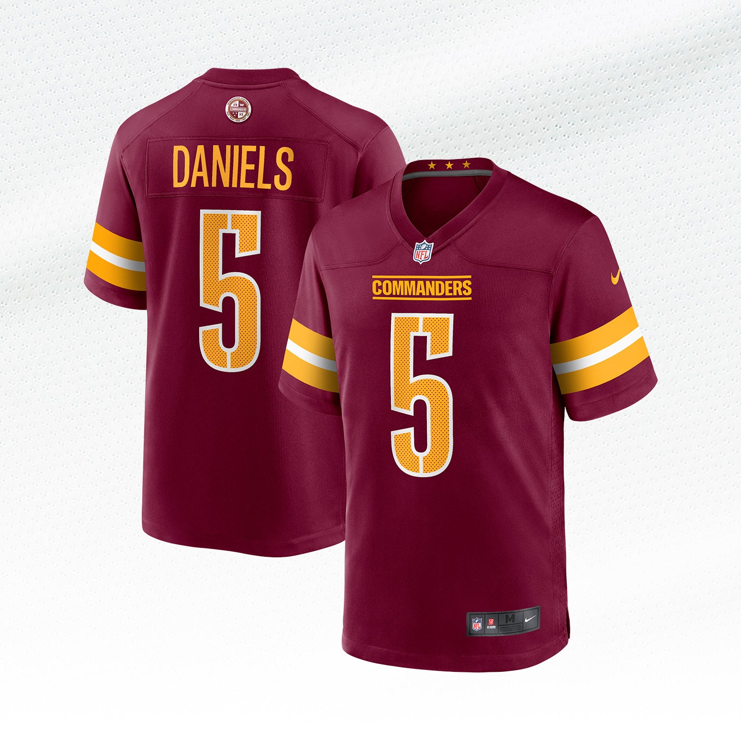 Jayden Daniels #5 Washington Commanders Nike Game Home NFL Trikot