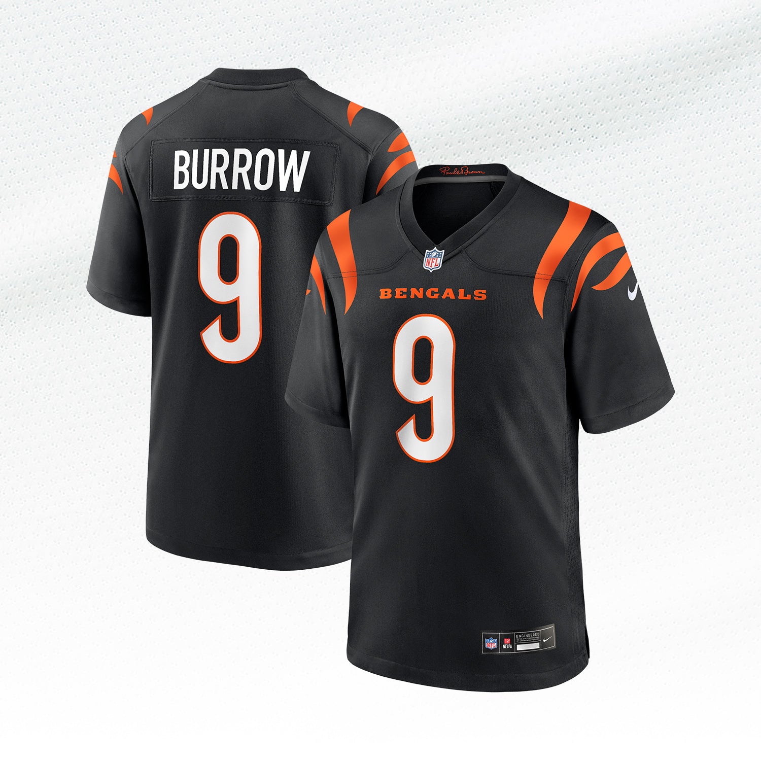 Joe Burrow #9 Cincinnati Bengals Nike Game Home NFL Trikot