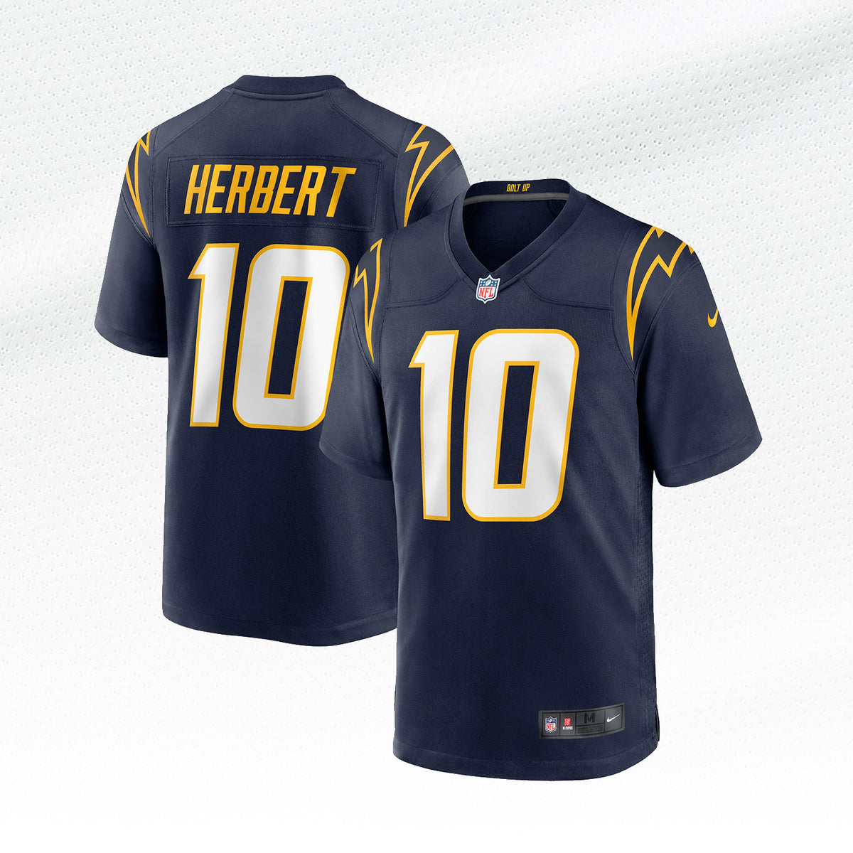 Justin Herbert #10 Los Angeles Chargers Nike Game Alternate NFL Trikot