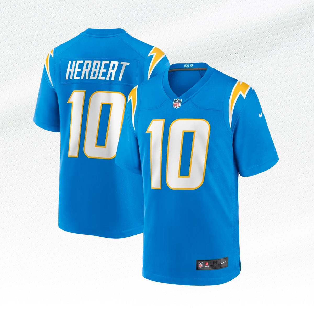 Justin Herbert #10 Los Angeles Chargers Nike Game Home NFL Trikot