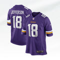 Justin Jefferson #18 Minnesota Vikings Nike Game Home NFL Trikot
