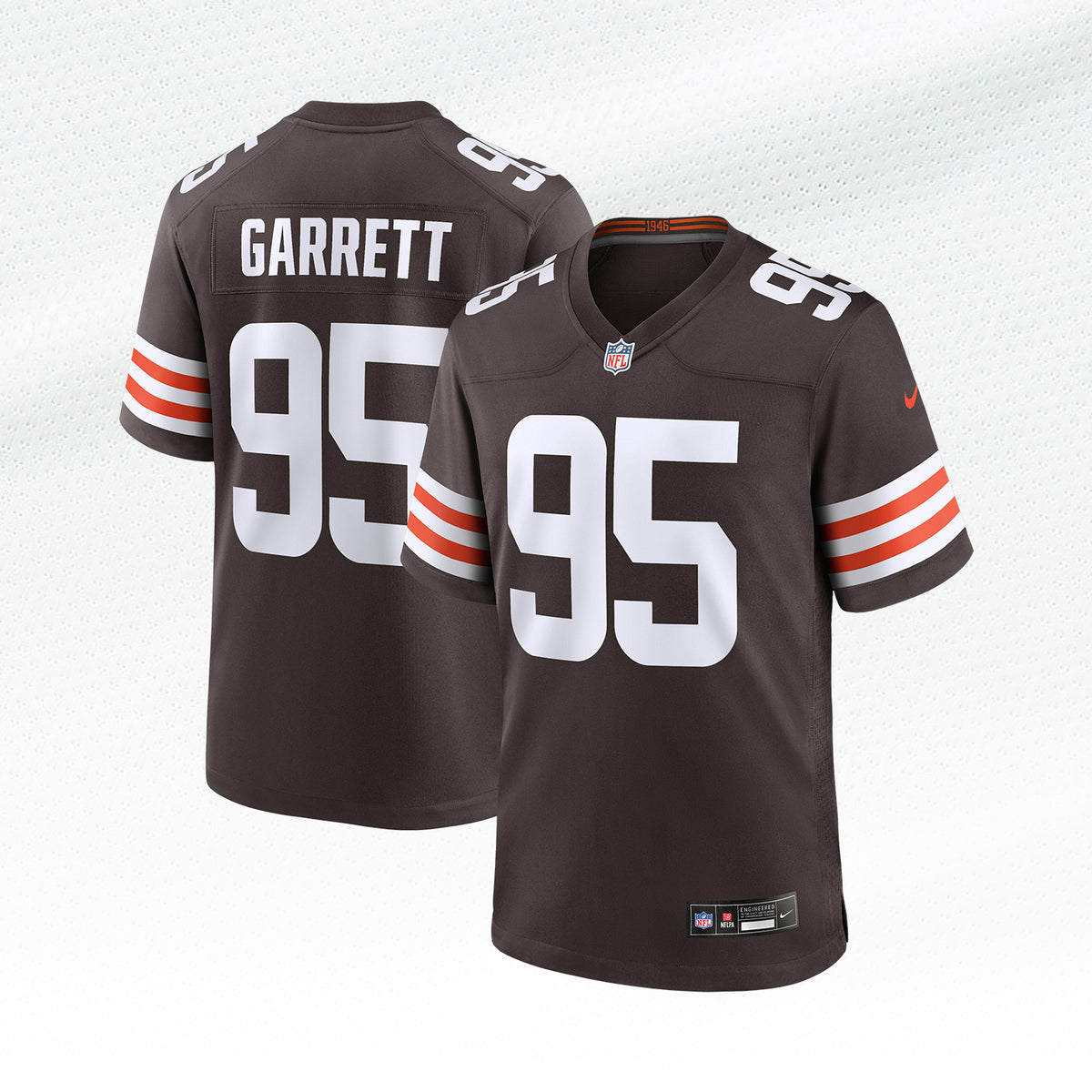 Myles Garrett #95 Cleveland Browns Nike Game Home NFL Trikot