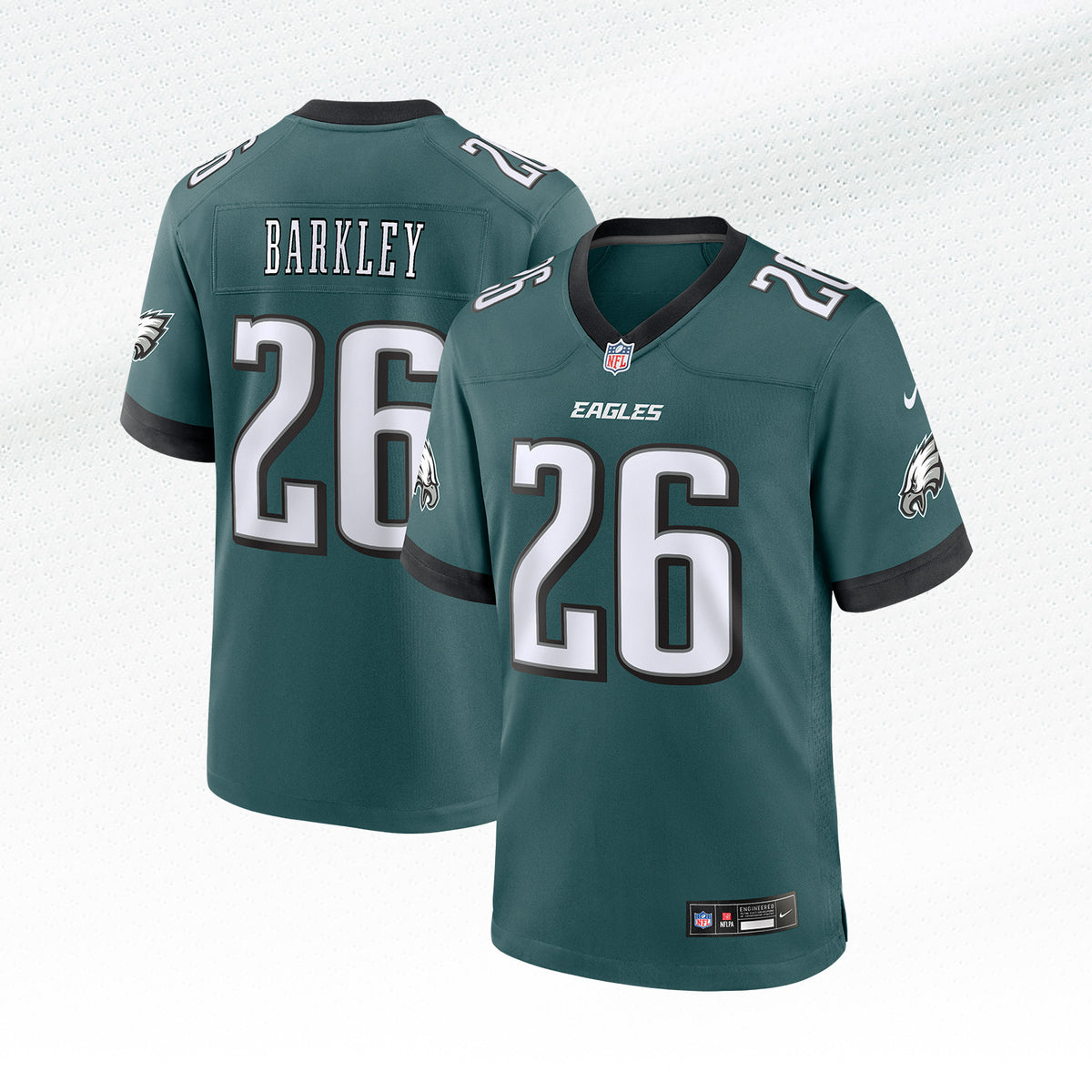 Saquon Barkley #26 Philadelphia Eagles Nike Game Home NFL Trikot
