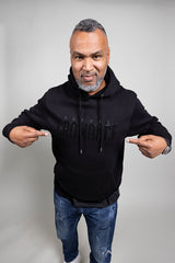 Main Logo Hoodie Black on Black