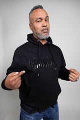 Main Logo Hoodie Black on Black
