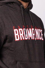 Main Logo Hoodie Charcoal/Rot